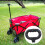 Camping Garden Black Trolley Pull Handle-Flat elliptical inte 4