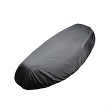 Waterproof Motorcycle Rain Seat Cover 210D Oxford Cloth Black Large