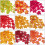 50Pcs Bright Colored Faux Maple Leaf Models With Natural-11 3