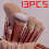 (Pink, 13PCS) Professional Makeup Brush Set Super Soft 13pcs 1