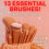 (Pink, 13PCS) Professional Makeup Brush Set Super Soft 13pcs 7