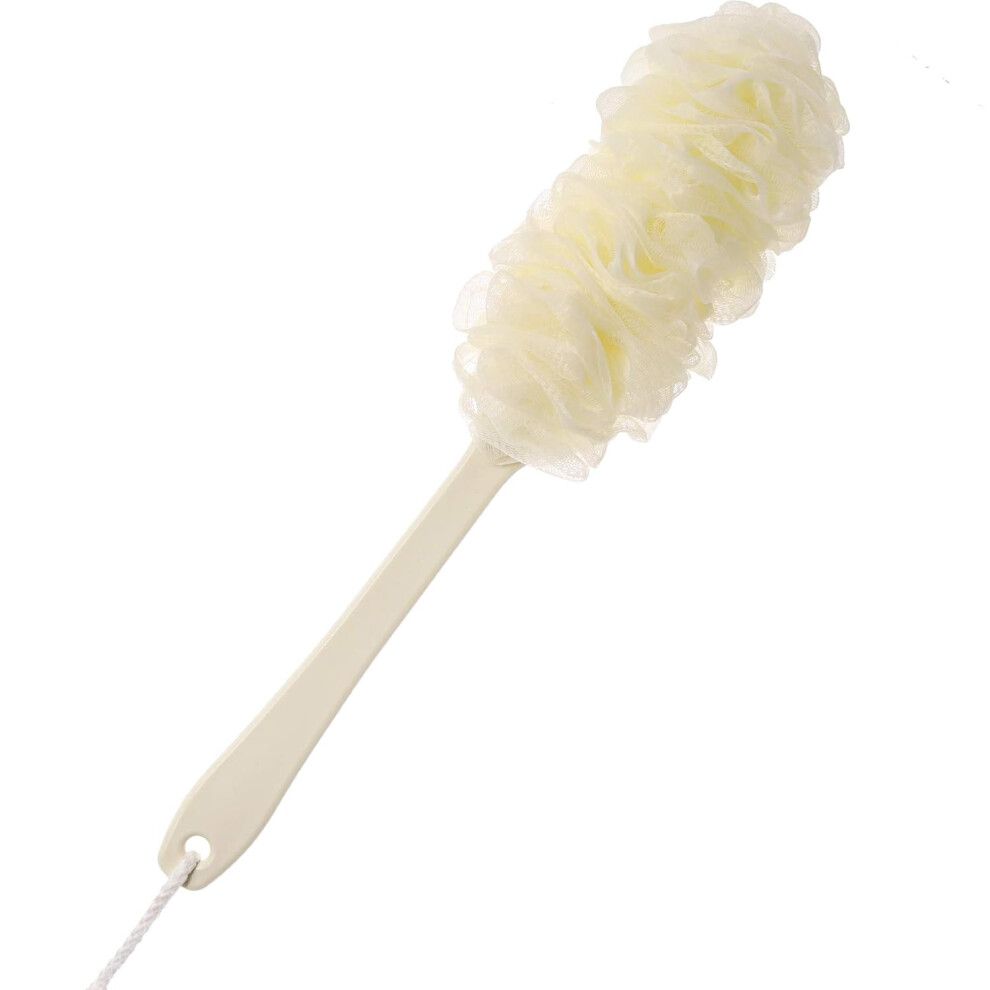Easy Reach Shower Back Scrubber, Long Handle Scrub Brush for Body, Flexible Material for Gentle Exfoliation, Exfoliating Body Brush for Men Women