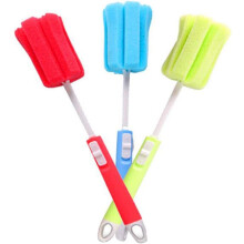 Efficient Bottle Scrubber With Quick Bubble Rich, Space Saving Sponge Clean Brush For No Dead Angle Clean
