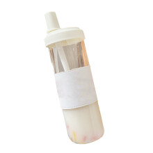 Bottiglia d'acqua in plastica da 850 ml con cannuccia, coperchio removibile, tumbler resistente al calore
