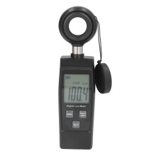 Appareil de photométrie pour le test de la lumière ambiante : luxmètre numérique avec grand écran LCD et réglage manuel de la plage, adapté