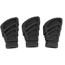 Drum Rubber Füße 3 Stück für Bass-, Snare- und Beckenständer Ersatz Schwarz WC10