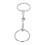 Pferdemaulgebiss, Edelstahl, loser Ring, 3