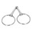 Pferdemaulgebiss, Edelstahl, loser Ring, 5