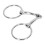 Pferdemaulgebiss, Edelstahl, loser Ring, 4