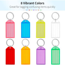 Étiquettes réutilisables, fiables et personnalisables pour une identification rapide, disponibles en couleurs vives assorties et en polypropylène.