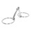 Pferdemaulgebiss, Edelstahl, loser Ring, 1