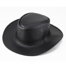 Cowboyhatt med bred brätte för unisex vuxna, solskydd med bekväm passform och handgjorda westernhattdetaljer, western vintage australiska hattar