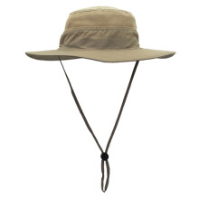 Cappello a tesa larga stile boonie per la protezione dal sole, fascia interna traspirante e tessuto resistente all'acqua, design in tessuto