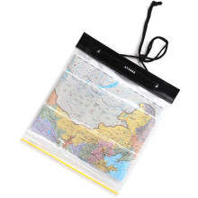 Custodia trasparente portatile, leggera e impermeabile per mappe, custodia protettiva pieghevole e resistente per campeggio, escursionismo, emergenze
