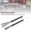 2Pcs Drum Brush Rubber Handle Steel Wire Retractable Portable Tool 3