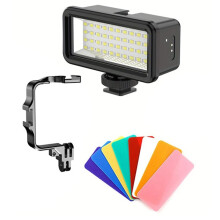 45M Diving Underwater Waterproof LED Flash Light for Hero 9-11 OSMO 5/4/3 Fill Lamp Lighting Camera Accessory
