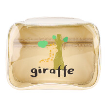 Nécessaire de maquiagem impermeável em TPU, multifuncional e com capacidade extra grande. Organizador de cosméticos transparente, fácil de