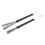 2Pcs Drum Brush Rubber Handle Steel Wire Retractable Portable Tool 10