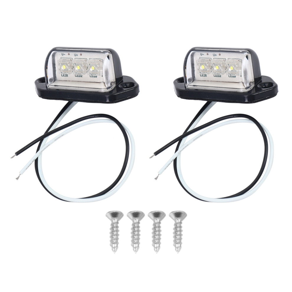 Number Plate S Led License Plate Rear Lamps Universal 12V 24V For Car Trailer Vehicle Truck Ute Van Caravan Lorry Boat Light 6031691947897