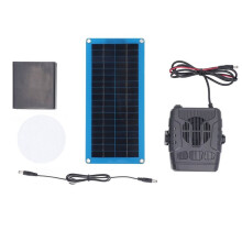 Panneau Chauffant Solaire 30 W pour Voiture, Dégivrage Hivernal, Chauffage par Ventilateur, Chauffe-Niche pour Animaux, Chauffage Portable à Vitesse