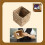 Rustic Tissue Box - Square Holder for Tissues - Handcrafted Accent for Home & Office Decor. 3