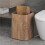 Large Wooden Texture Tra Can Bedroom Kitchen Home Use Rectangular Ape Storage Bin High 2