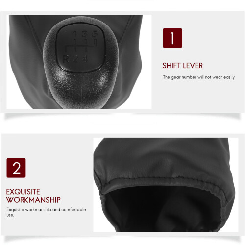 for   VITO 638 W638 Car Styling 5 Speed Car Shift Gear Knobs with Gaiter 2