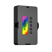 RGB LED Camera Phone Video Fill Light Full Color Rechargeable Dimmable Live Vlog Photography Photo Studio Lamp