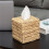 Rustic Tissue Box - Square Holder for Tissues - Handcrafted Accent for Home & Office Decor. 2