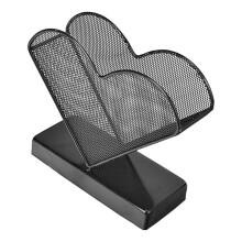 Heart-Shaped Metal Napkin Holder Freestanding Tissue Dispenser for Tables Cafes and Hotels Unique Decorative Design