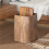 Large Wooden Texture Tra Can Bedroom Kitchen Home Use Rectangular Ape Storage Bin High 5