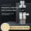 Duschblandartermometer Filter LED Digital Display Babybad Vattentermometer LED Digital Duschpyrometer 2