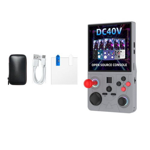 DC40V Retro Handheld Game Console 4.0inch IPS Scherm Ondersteunt 30+ Emulators Open Source Linux WiFi GamePad 128G C