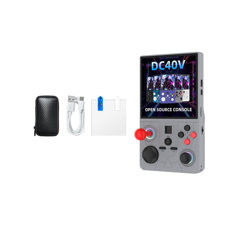 Dc40v Retro Handheld Game Console 4.0Inch Ips Screen Supports 30+ Emulators Open Source Linux Wifi Gamepad 128G C Gray 4714025571259