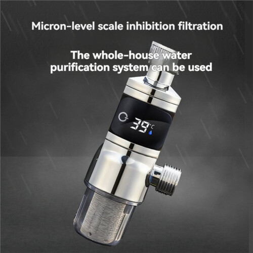 Duschblandartermometer Filter LED Digital Display Babybad Vattentermometer LED Digital Duschpyrometer 2
