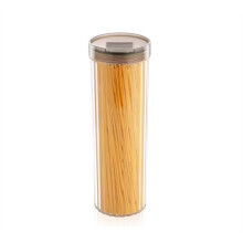 Recipiente Alto para Espaguetis y Pasta - 1,2 Litros, Transparente, Hermético, con Tapa