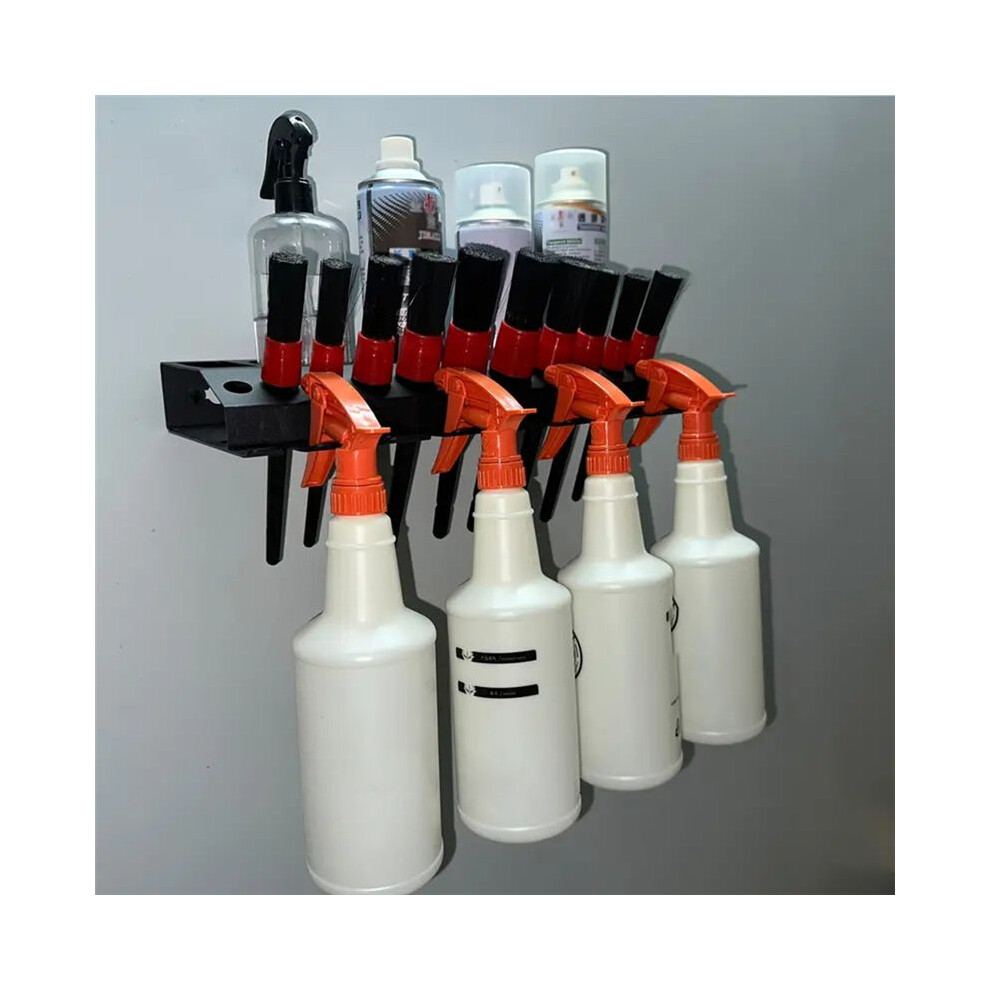 Bottle Storage Rack - Detailing Brush And Spray-Bottle Organizer, Air Tool Holder For Garage, Workshop And Car Wash 4712792866134
