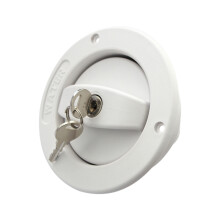 Caravan Accessories RV Modified Gravity Water Inlet with Lock Key Water Tank Inlet Hatch Trailer RV Lock Door