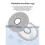 10PCS Microfiber Mop Cloths for  M3 Robot Vacuum Cleaner Accessories Mop Pad Replacement 6
