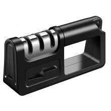 Tungsten Carbide 3 Handheld Japanese Manual Professional Diamond Knives Kitchen Scissors Sharpener System for Knives