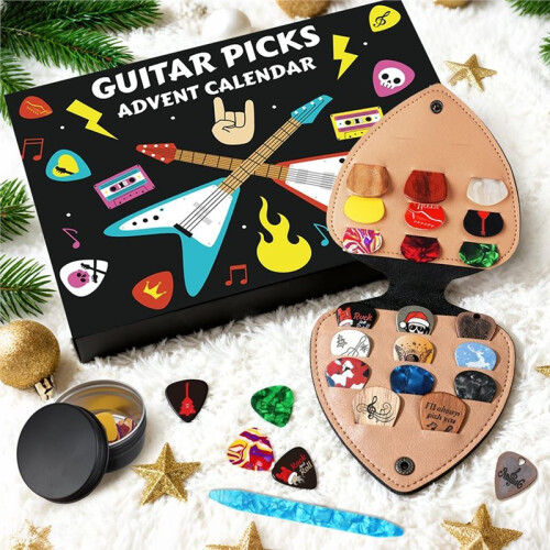 Guitar Picks Advent Calendar 24-Day Countdown with Picks & Accessories 2