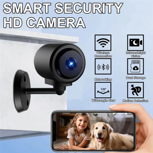 1080P HD Wifi Wireless Camera Home Security Camera Wide Angle Camera IR Night Vision Motion Detection 1