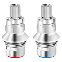 2pcs 910-9000 Ceramic Disc Cartridge,for Price Pfister Faucets Hot&Cold Ceramic Valve,for Use Two Handle Lavatory