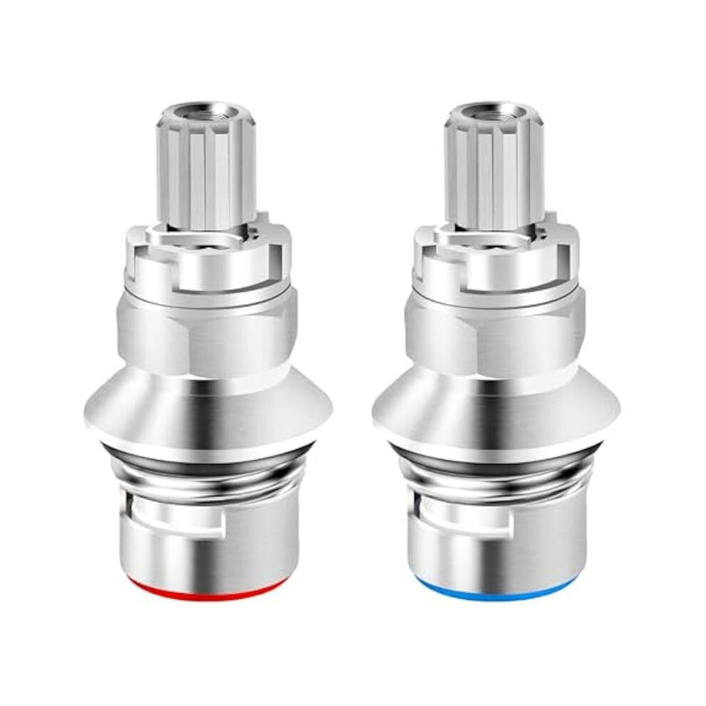 2Pcs 910-9000 Ceramic Disc Cartridge,For Price Pfister Faucets Hot&Cold Ceramic Valve,For Use Two Handle Lavatory 6032168624211