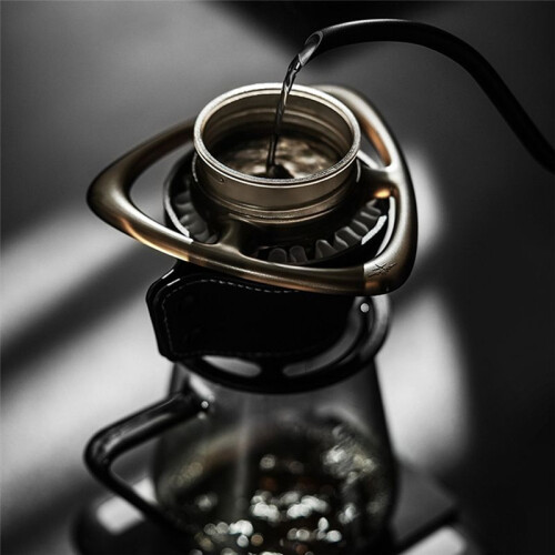 Hand-Poured Direct Pour Coffee Separator Two Cup Drip Squeezer Rain Pour-over Splitter 31 Holes Precise 1