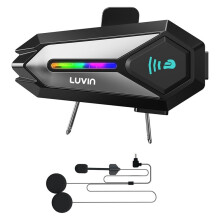 LUVIN Capacete Fone de Ouvido Capacetes de Motocicleta Intercomunicador Sistemas de Comunicação para Motocicleta Cancelamento de Ruído Ativo