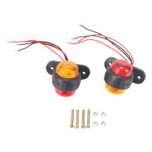 2Pcs Truck Trailer LED Lamps 24V Car Side Lights Warning Signal Side Light