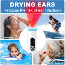 Electric Ear Dryer Portable Ear Water Remover for Swimmer Fast Moisture Removal Keeping Ear Dry After Swimming Bathing