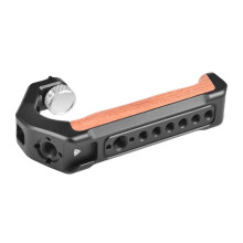 Universal Camera Top Handle Grip with Cold Shoe 3/8 1/4 Screw Hole for DSLR Camera Cage Vlog