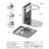 Pour over Dripper Stand,Portable &Foldable Espresso Machine Stand,Office Coffee Stand with Base,Suitable 6